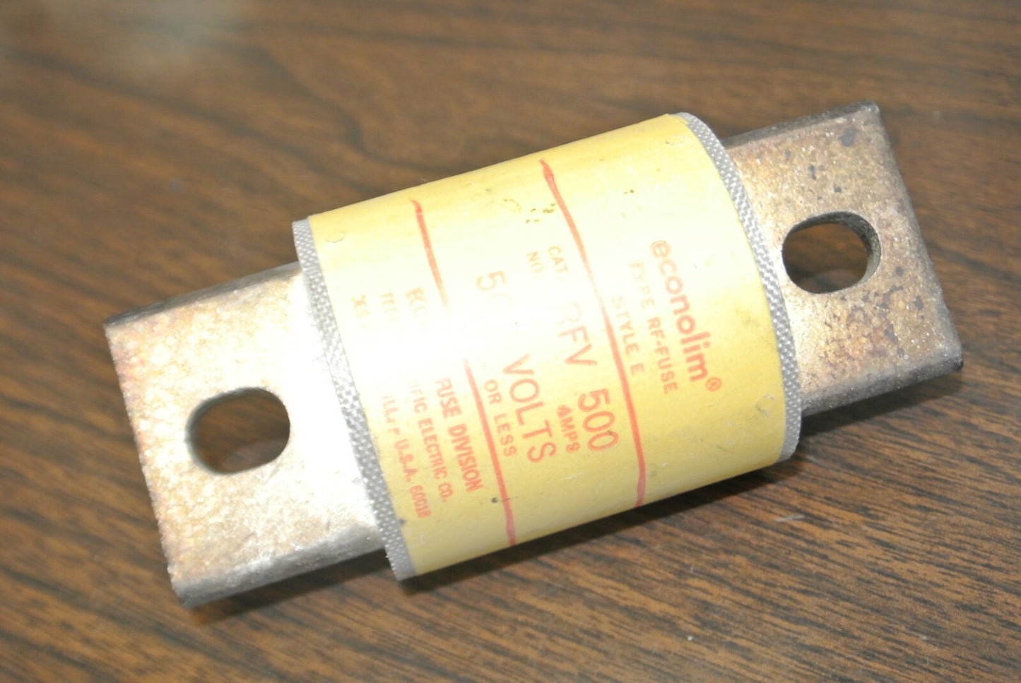 ECONOMY RFV500 RECTIFIER / SEMICONDUCTOR FUSE / 500A / 500V / NEW SURPLUS