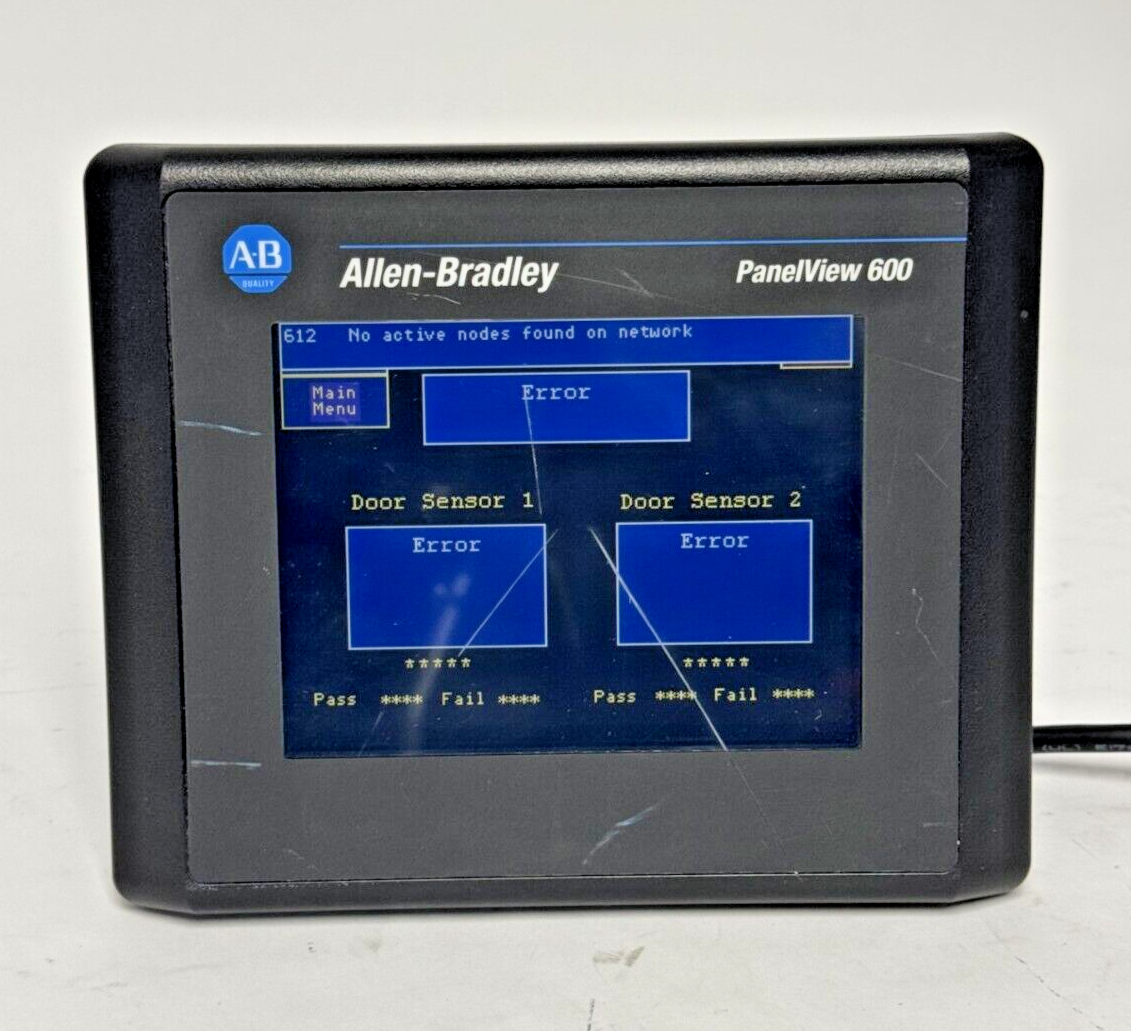 ALLEN-BRADLEY - 2711-T6C9L1 SER. B FRN: 4.46 - PANELVIEW 600 - 6" TOUCHSCREEN