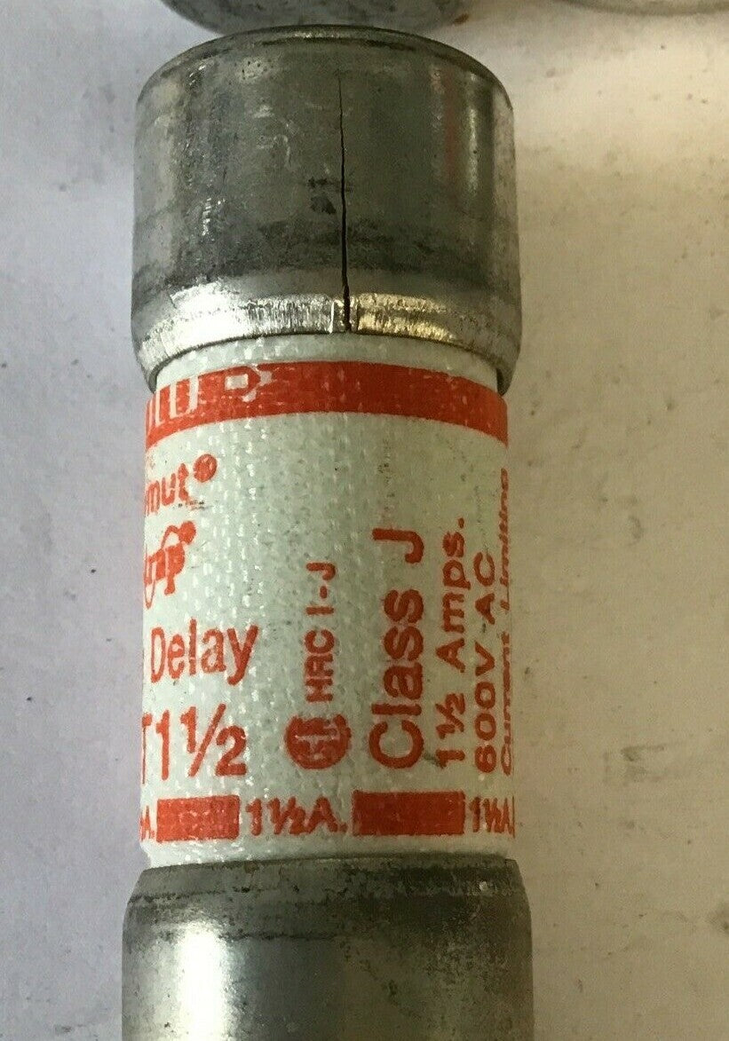 GOULD SHAWMUT AJT1 1/2 AMP TRAP TIME DELAY 600V ***LOTOF7***