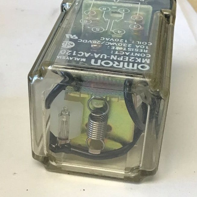 OMRON MK2EPN-UA-AC120 RELAY 10A 230VAC/28VDC ***LOTOF4***