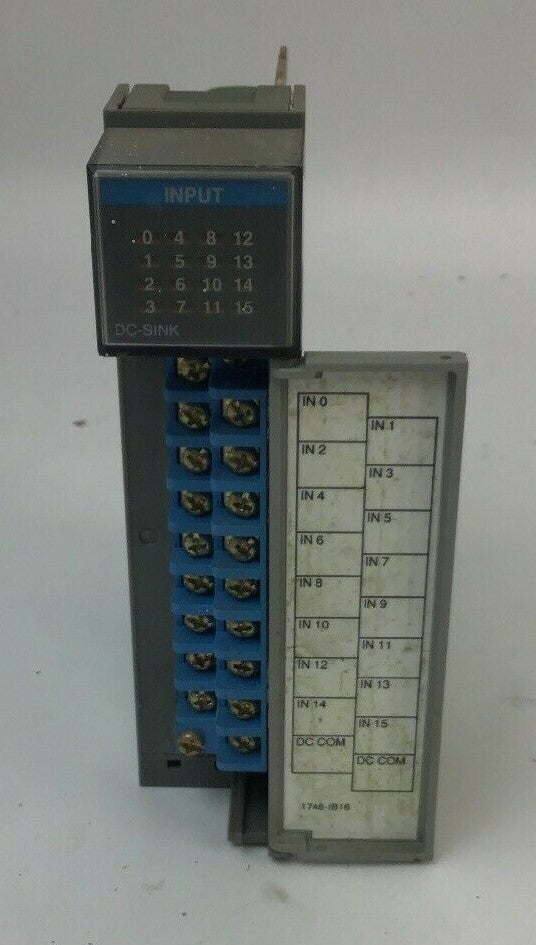 ALLEN BRADLEY 1746-IB16 SLC500 SER.C INPUT MODULE 30VDC ***LOTOF3***