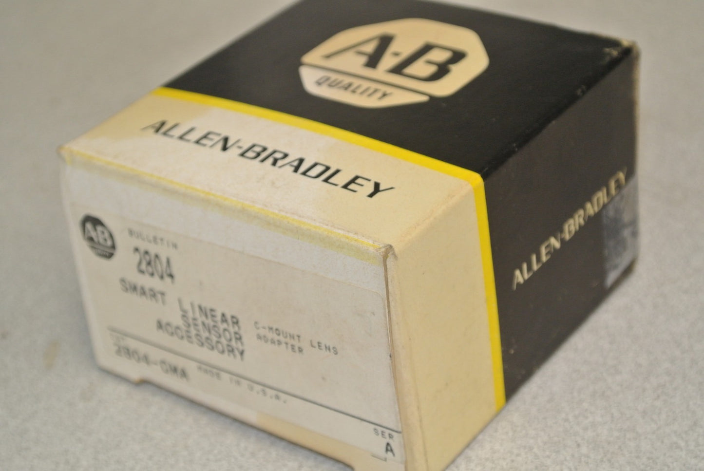 ALLEN-BRADLEY 2804-CMA, Ser. A C-MOUNT LENS ADAPTER for SMART LINEAR SENSOR