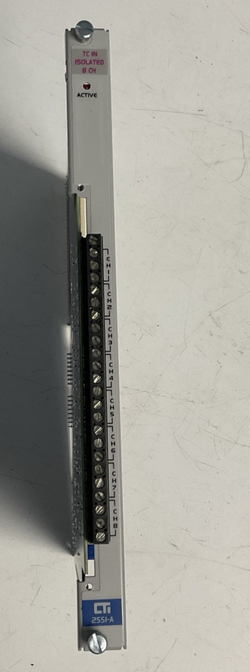 CONTROL TECHNOLOGY 2551-A 8CH INPUT REV.011 901E-2551-A