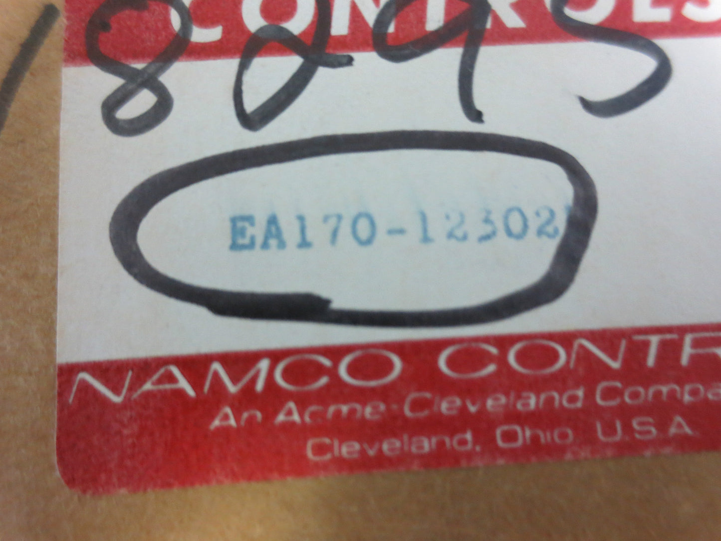 NAMCO EA170-12302 SNAP-LOCK LIMIT SWITCH