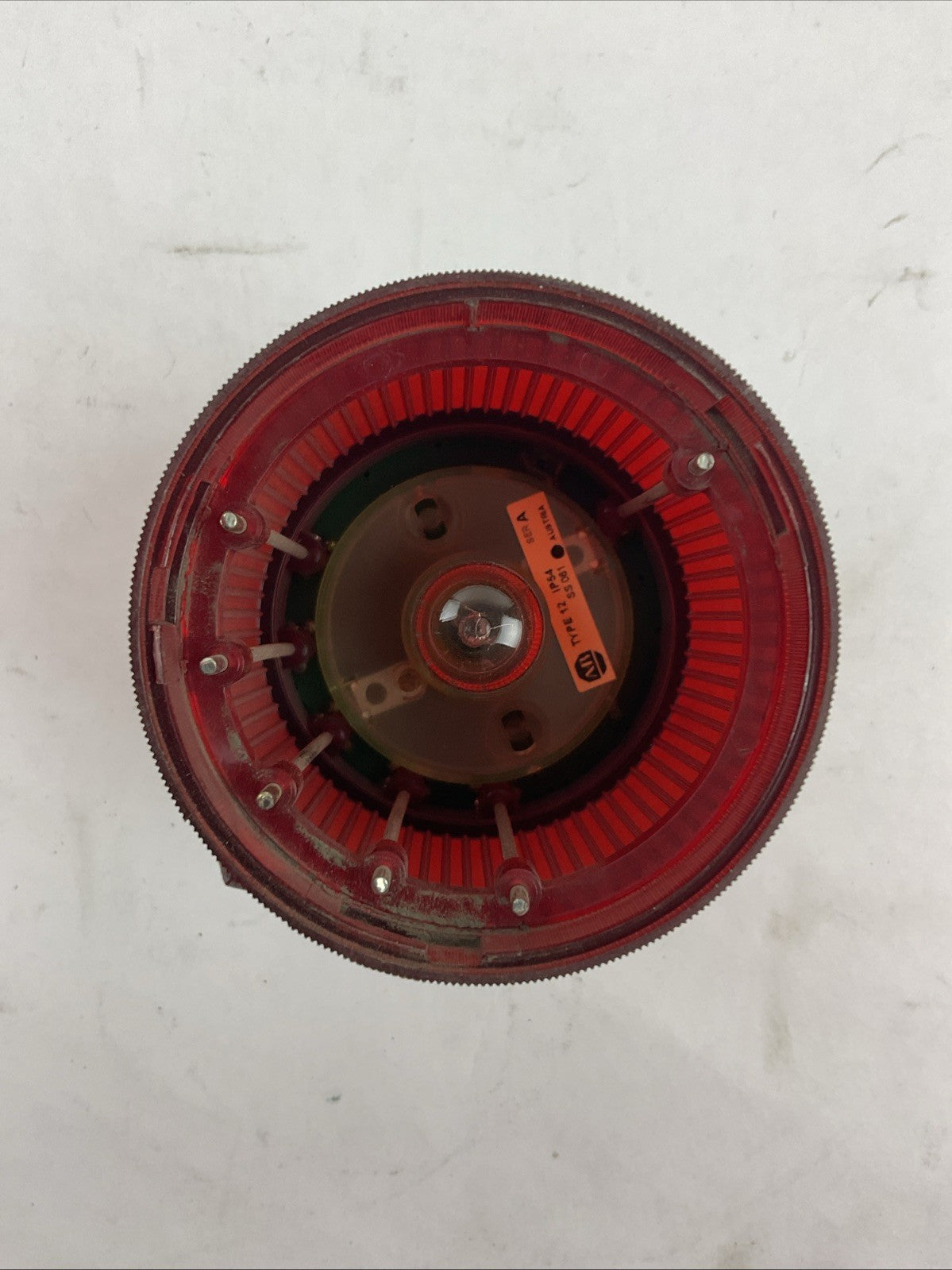 ALLEN BRADLEY 855T-B24DN4 SER A 24V 0.271A STEADY INCAND. STACK LIGHT* NO BULB*