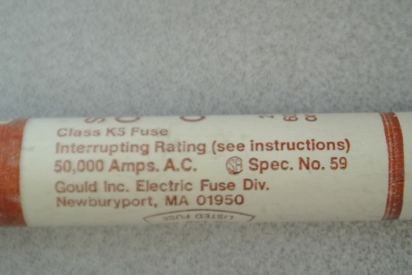 LOT of 10 / GOULD-SHAWMUT OTS2 ONE-TIME CLASS K5 FUSE / 2A / 600V / OTS-2
