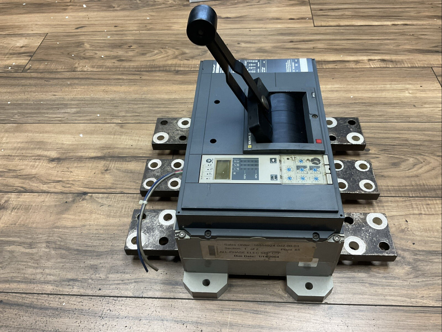 SQUARE D RGF36200U44A POWERPACT RG 2000 CIRCUIT BREAKER 600VAC 3POLE 2000AMP
