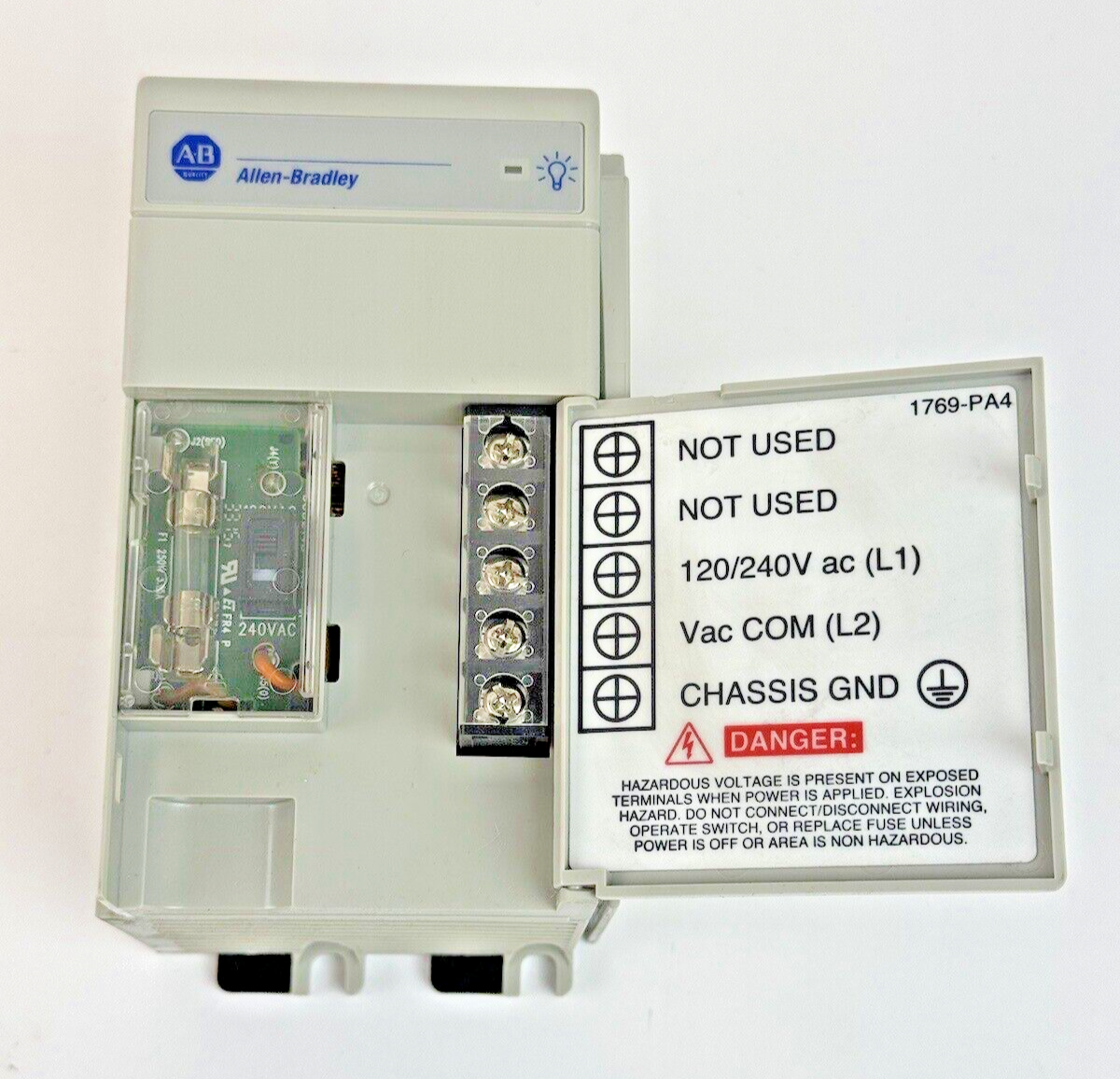ALLEN-BRADLEY - 1769-PA4 SER. A, F/W REV. N/A, DIR/VER 10000392629/02 - PWR SPLY