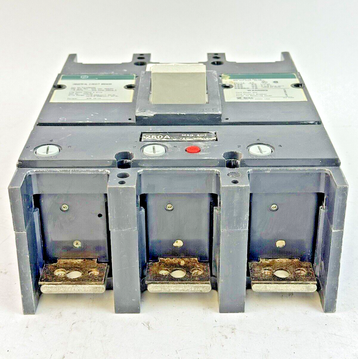 GE - TJJ436250 - IND. CIRCUIT BREAKER W/ 250A TRIP UNIT - 3 POLE/600 VAC/250A