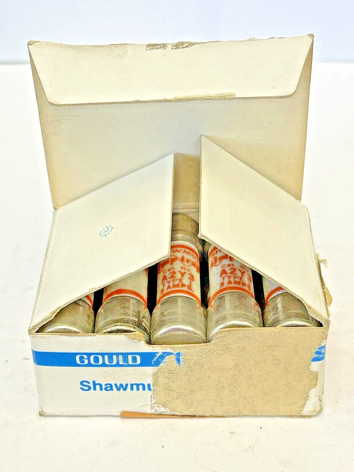 GOULD SHAWMUT - *BOX OF 10* - A2Y3 - 3 AMP, 250 VAC - TYPE 1 AMP TRAP FUSES