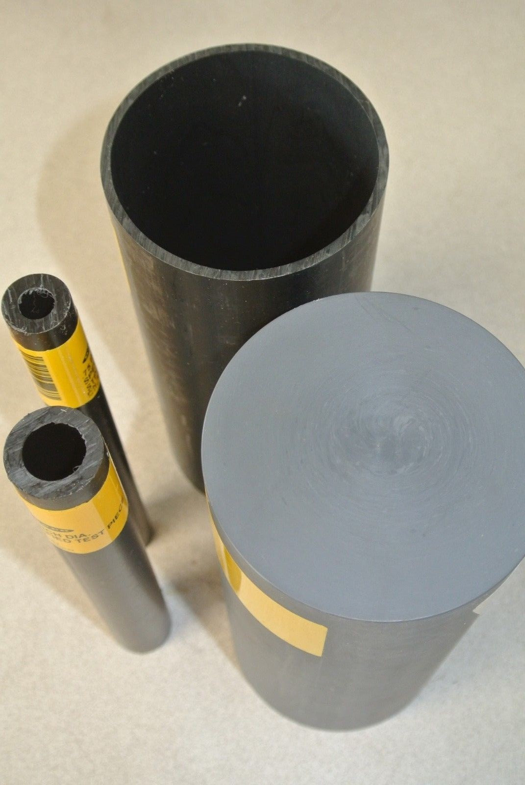 BANNER SPECIFIED TEST PIECES / LOT of 4 -- .75", 1.00", 3.25", 3.50" DIAMETERS