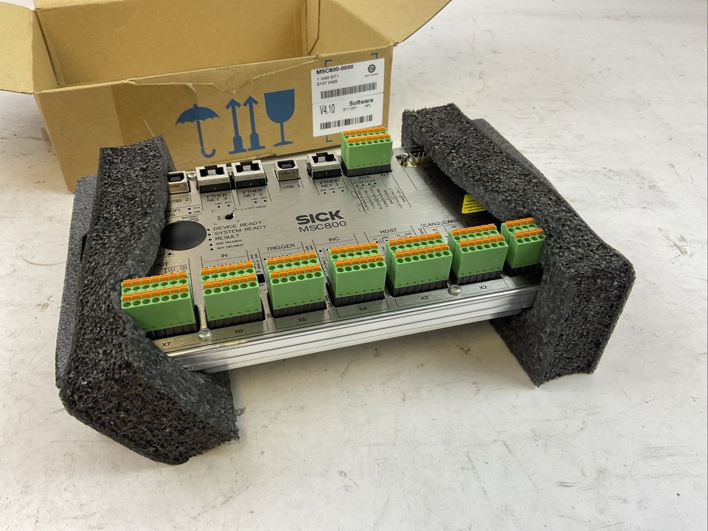 SICK MSC800-0000 V4.10 SOFTWARE MODULAR SYSTEM CONTROLLER