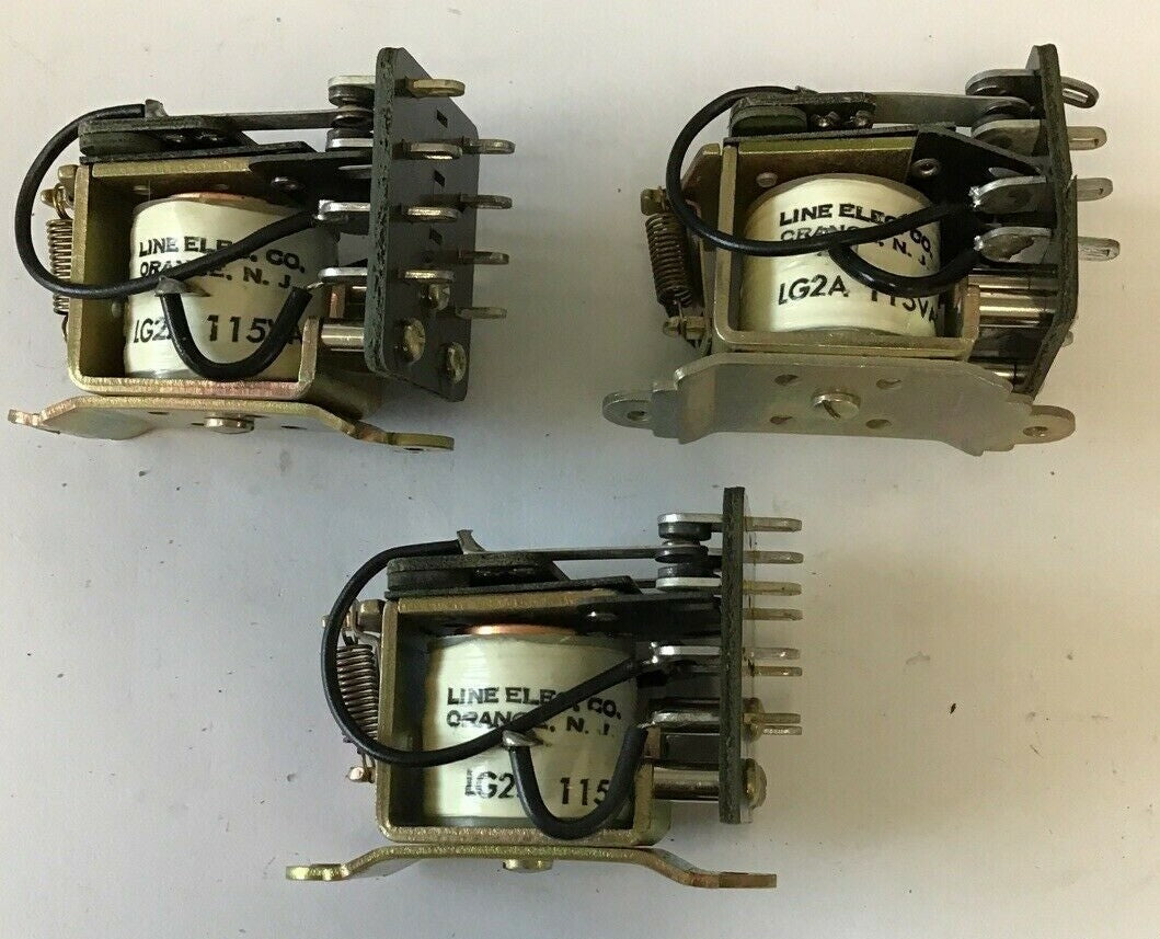 LINE ELECTRIC LG2A RELAY 115VAC 2N.C.***LOTOF3***
