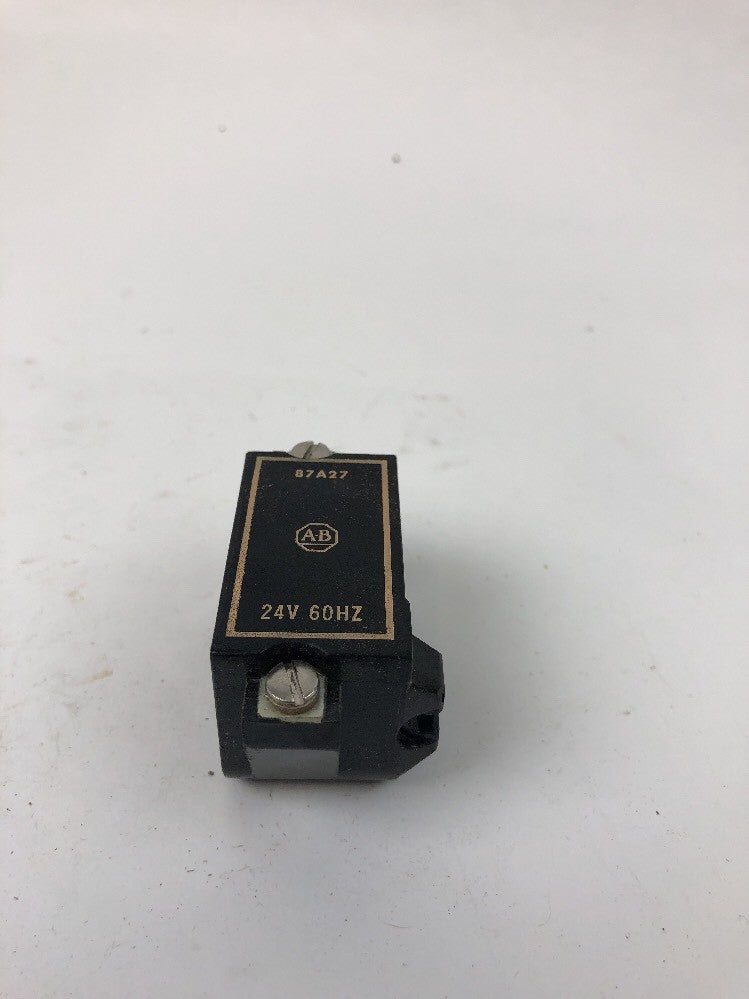 ALLEN BRADLEY 87A27 COIL 24V 60CY