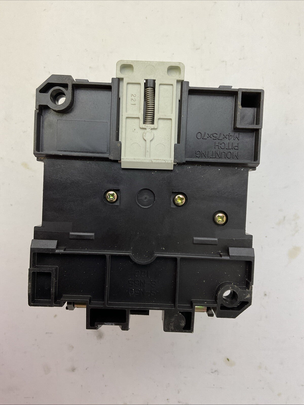 MITSUBISHI S-N50 CONTACTOR 600VAC 80A 3PH 30HP COIL 100-127V 50/60HZ