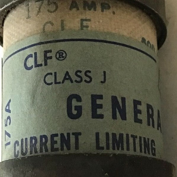 GENERAL ELECTRIC GF8B175 FUSE 600VAC 175AMP CLASS J