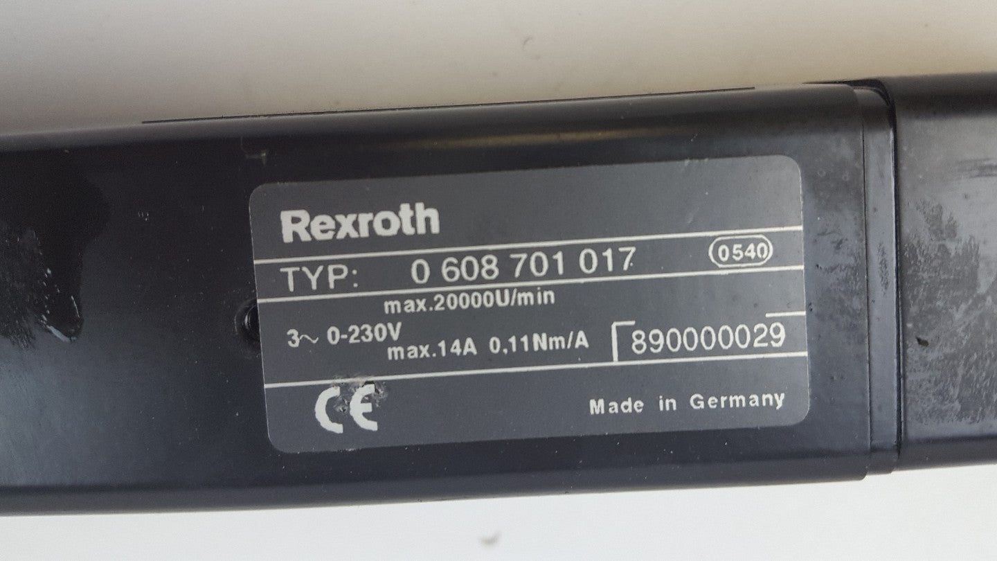 REXROTH 0608701017 0608720053 0608820099 0608PE1151 NUT RUNNER