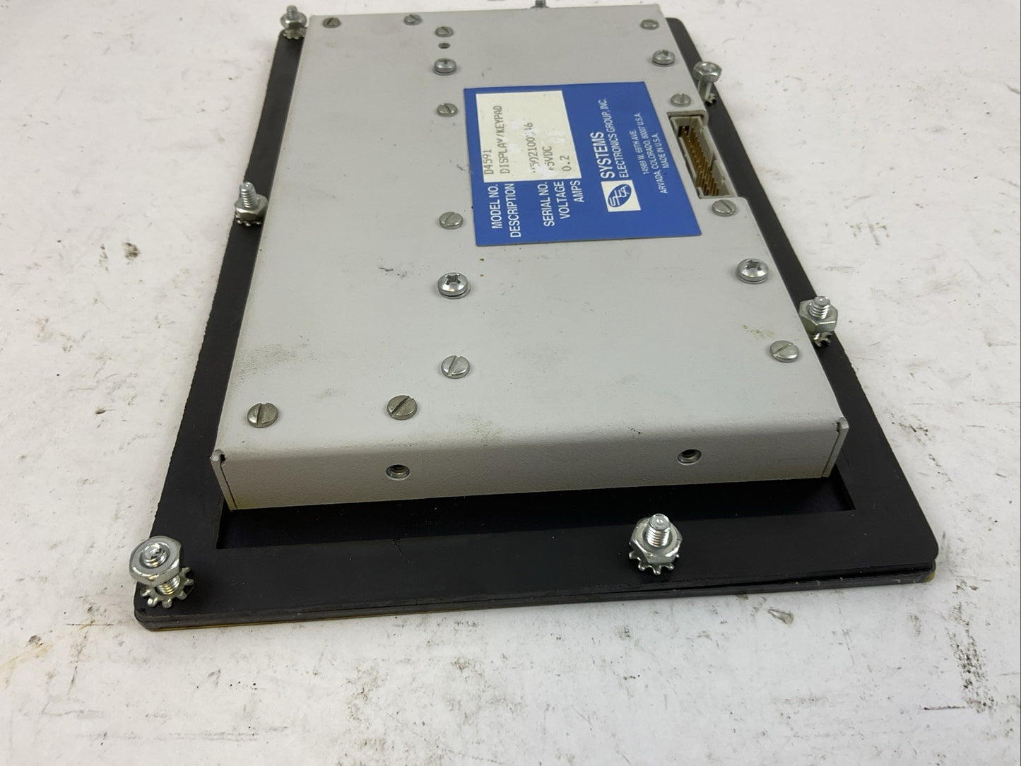 SYSTEMS D4591 DISPLAY / KEYPAD +5VDC 0.2A