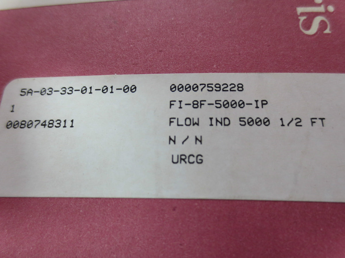 ENTEGRIS ACCU-TEK FI-8F-5000-IP FLOW INDICATOR 5000 1/2 FT - NEW SURPLUS