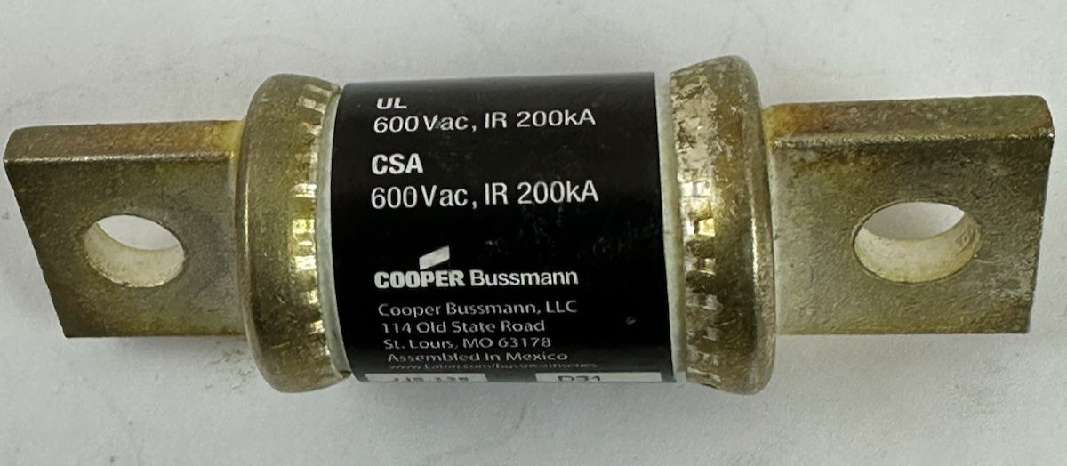 Bussmann JJS-125 JJS125 125A 600VAC JJS Limitron TRON Class T FAST ACTING Fuse