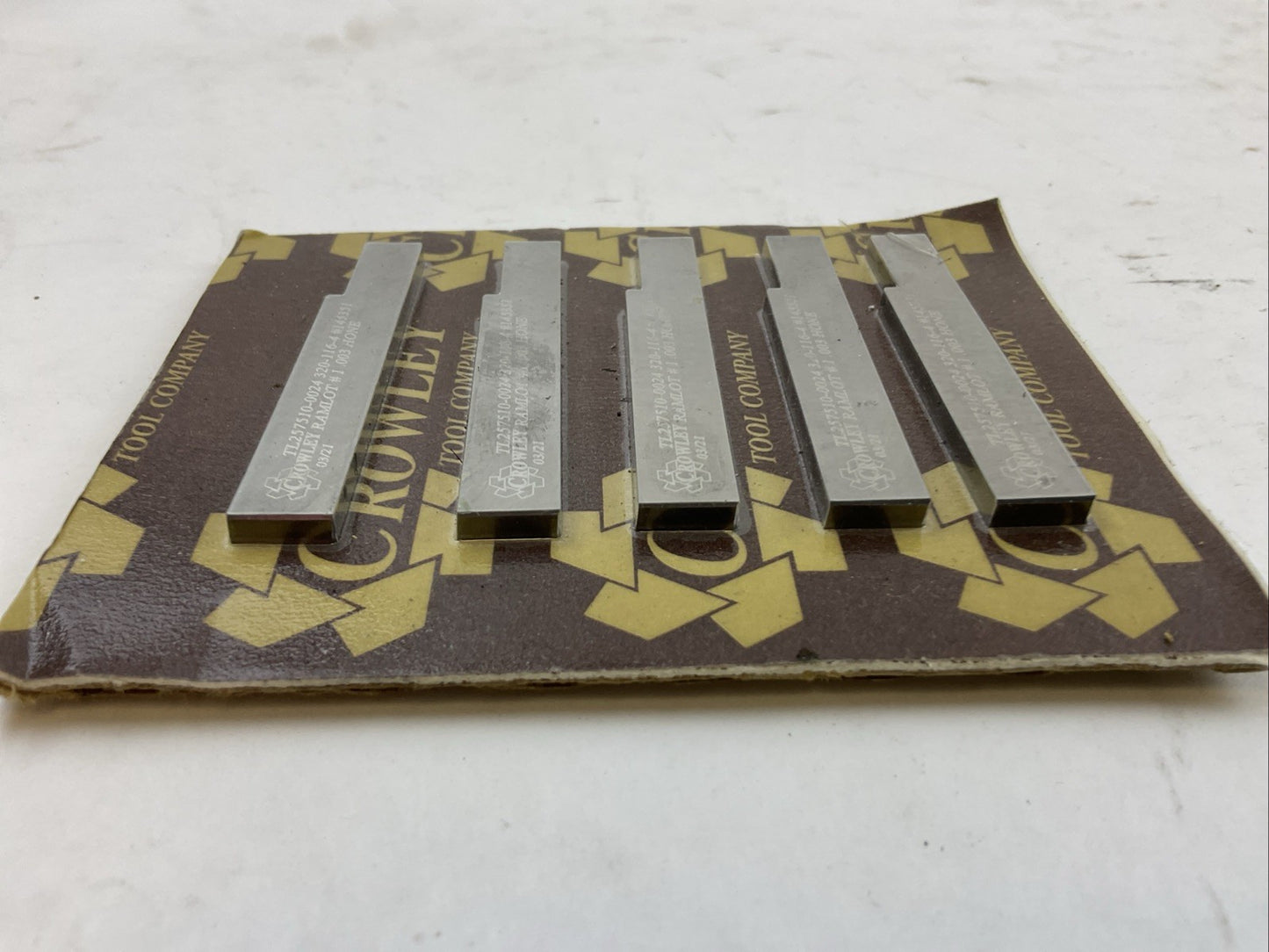 CROWLEY TL257510-0024 320-116-4 #145351 RAMLOT #1.003 HONE TOOL BLADE (LOT OF 5)