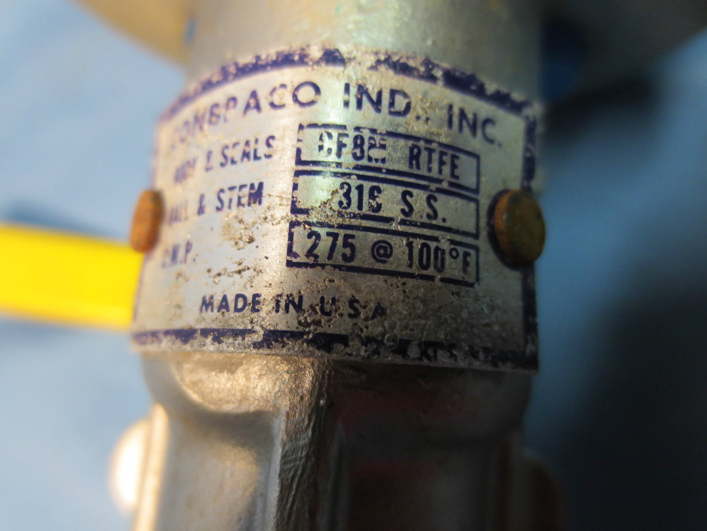 APOLLO CONBRACO FLANGED BALL VALVE BODY CF8M RTFE - 316 STAINLESS 150, 1/2"