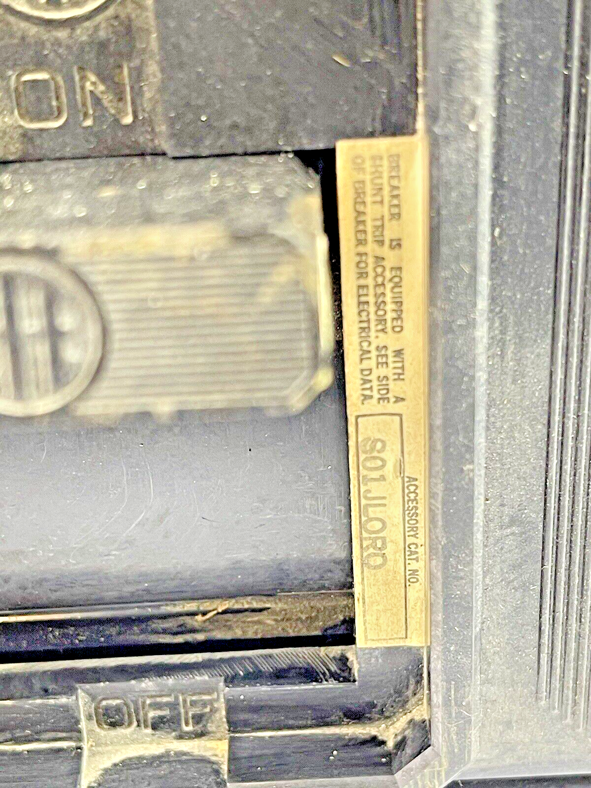 ITE / GOULD - JD3-B400 - CIRCUIT BREAKER -400 A, 240 VAC, 3 P W/ S01JL0R0 SHUNT