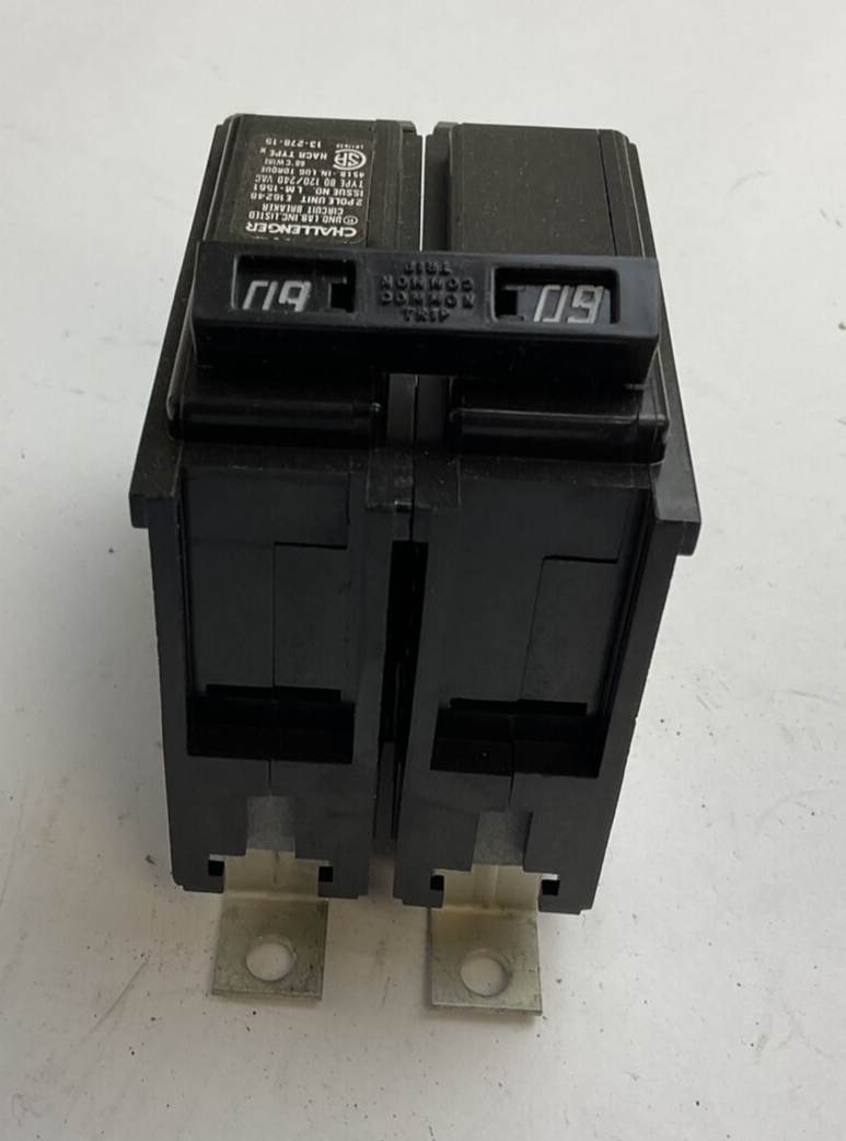 CHALLENGER BQ2C060 CIRCUIT BREAKER 120/240VAC 60A ***LOTOF5***