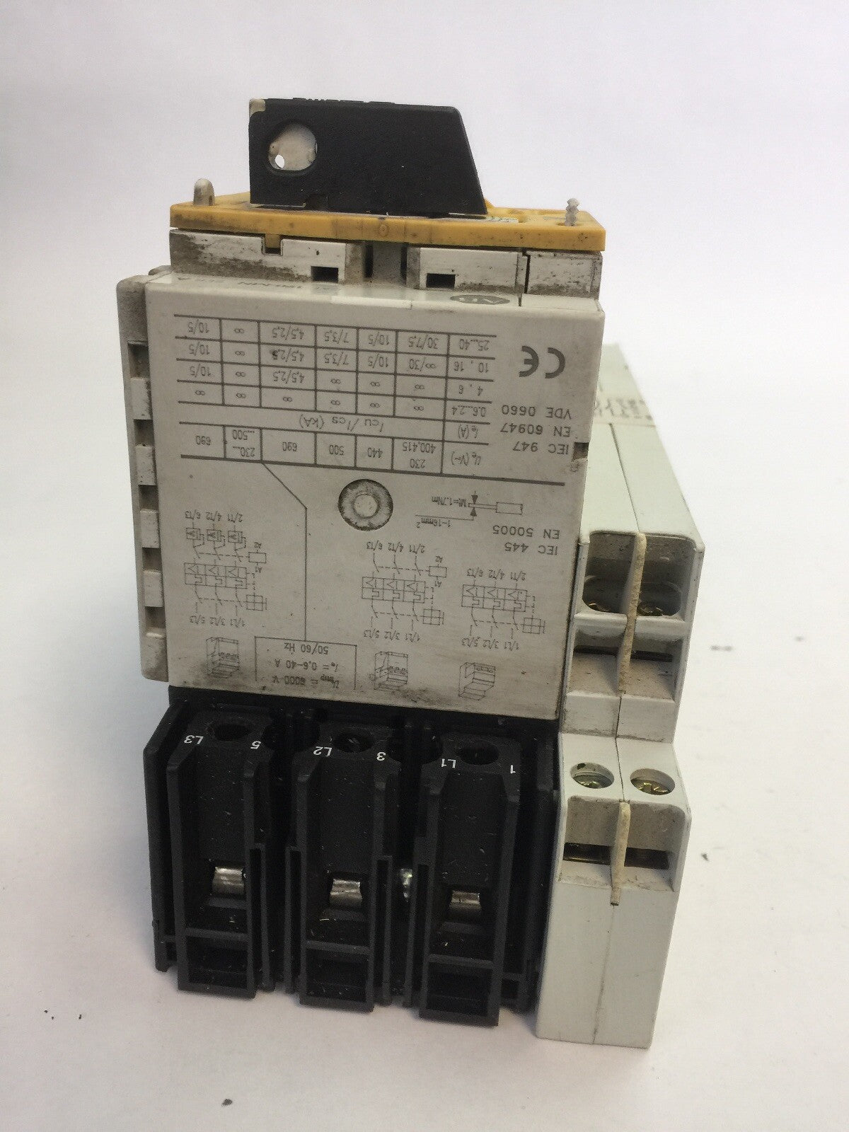 ALLEN BRADLEY MOTOR STARTER 190-P040 SER A 190-MN SER A 190-A40 SER B COIL 120V