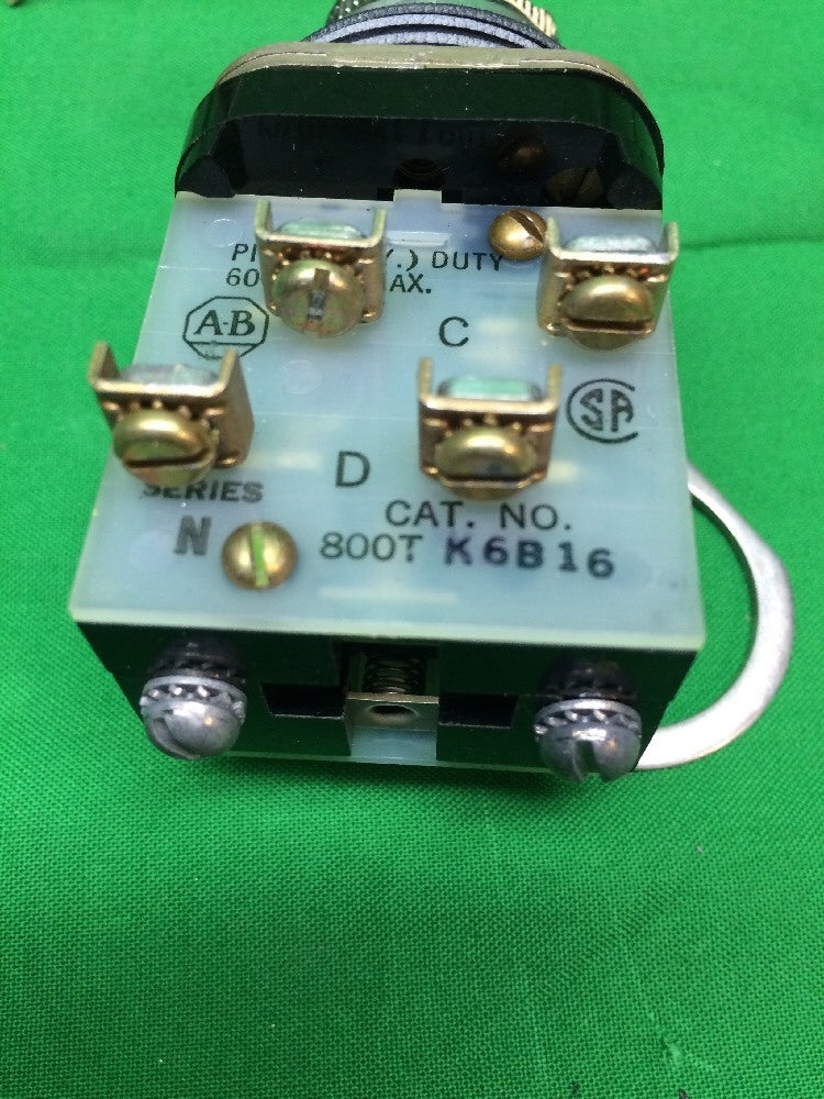 ALLEN BRADLEY 800T-K6B16 SELECTOR PUSH BUTTON