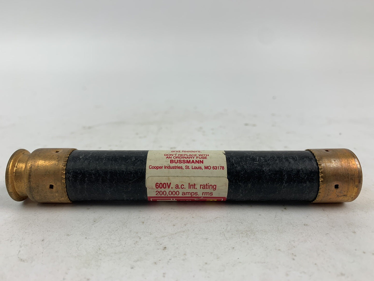 Bussmann Fusetron Dual-Element FRS-R-1 1/4 1 1/4A 600V Fuse "Lot of 10"