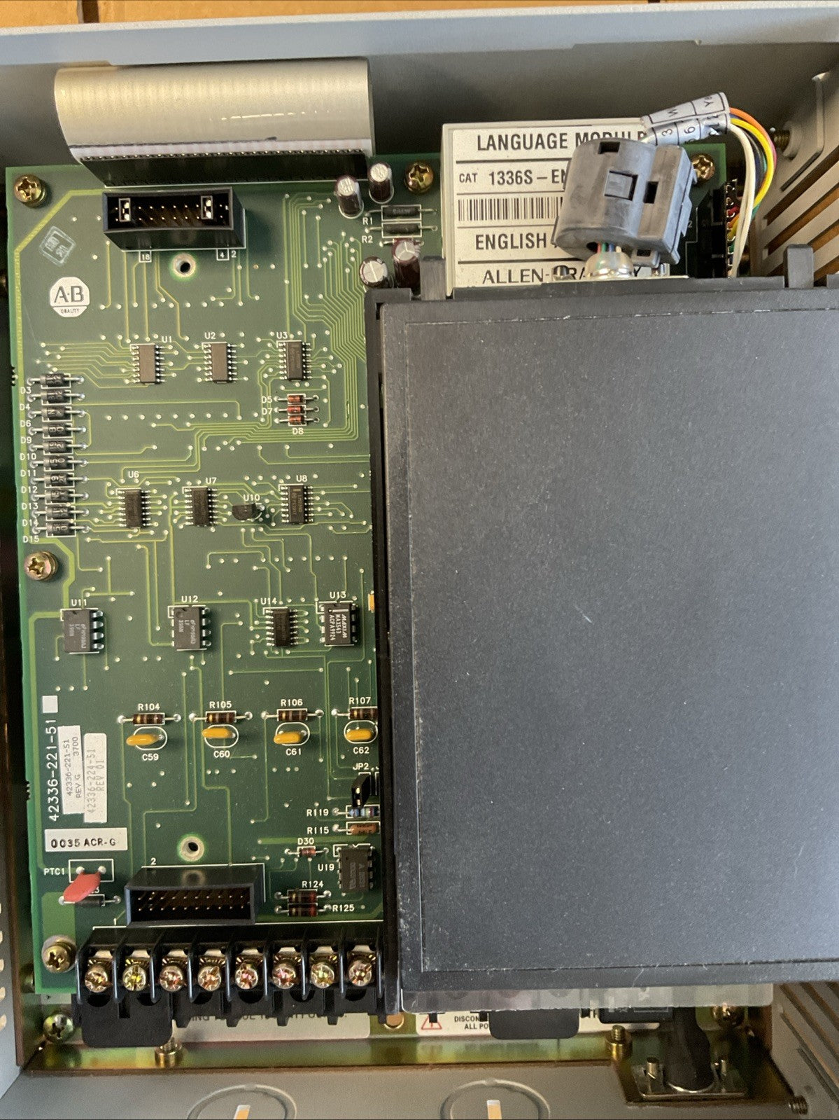 ALLEN BRADLEY 1336S-BRF50-AA-EN5 SER E 1336 PLUS SENSORLESS VECTOR DRIVE