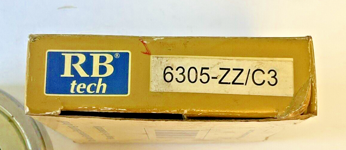 RB TECH 6305-ZZ/C3 BALL BEARING 6305Z/C3