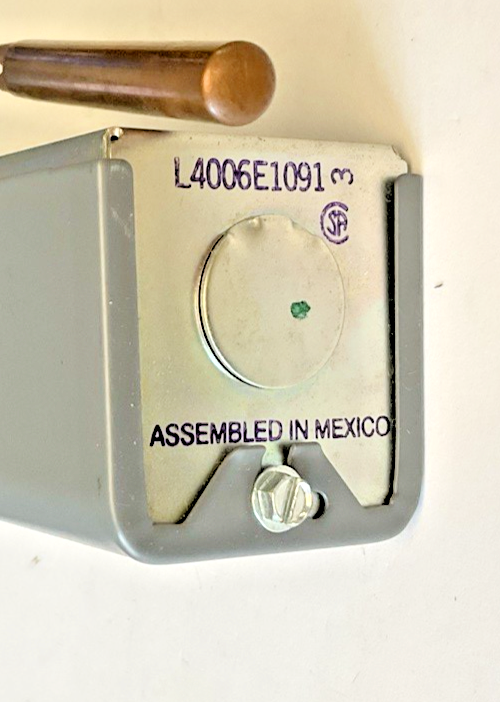 HONEYWELL L4006E1091 AQUASTAT CONTROLLER REV.E