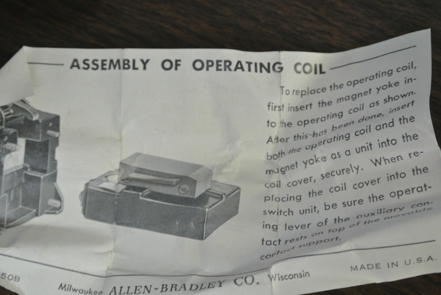 ALLEN-BRADLEY 73A803 - OPERATING COIL, SIZE 3 - 110/120V, 50/60Hz - NEW SURPLUS