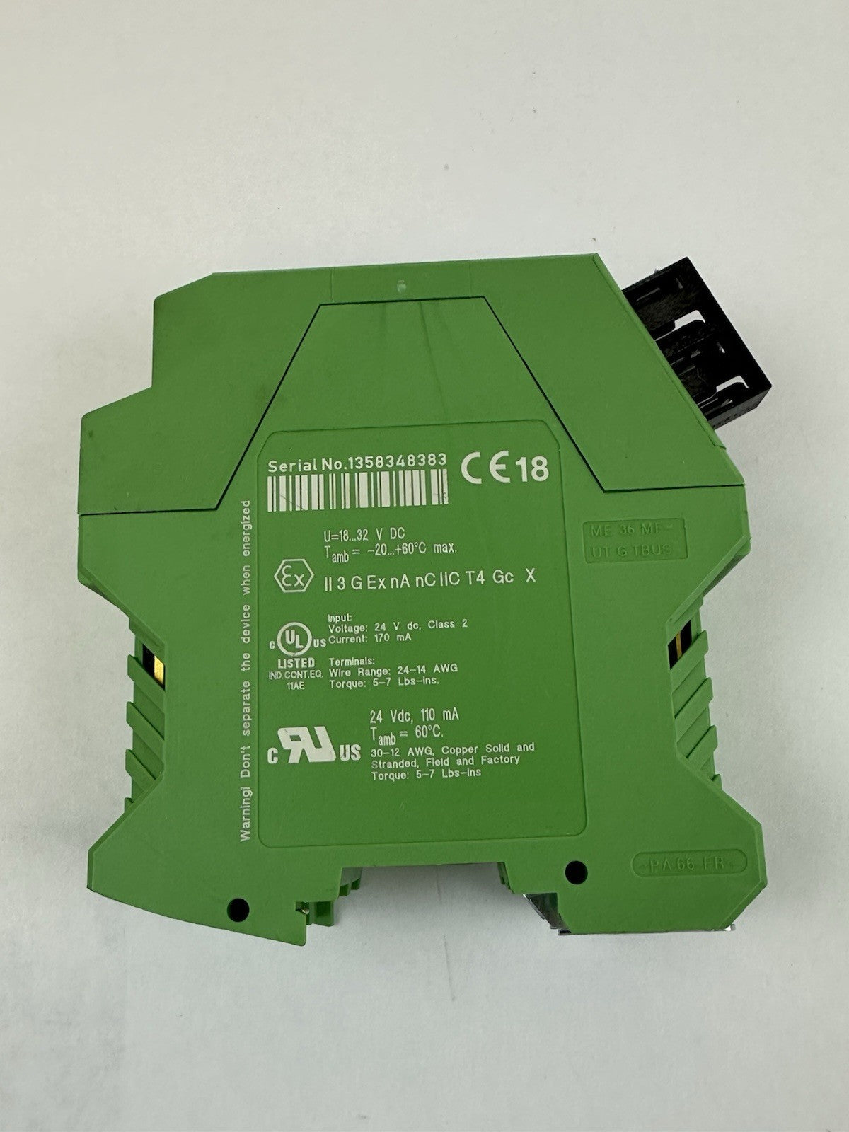 PHOENIX CONTACT PSI-MOS-PROFIB/FO1300-E 2708559 FIBER OPTIC CONVERTER 24VDC