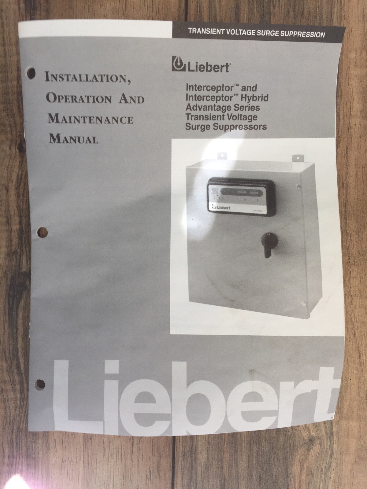 LIBERT S277Y220R-01 SURGE SUPRESSOR 277/480V 3PHASE WYE 3W+G 50/60HZ