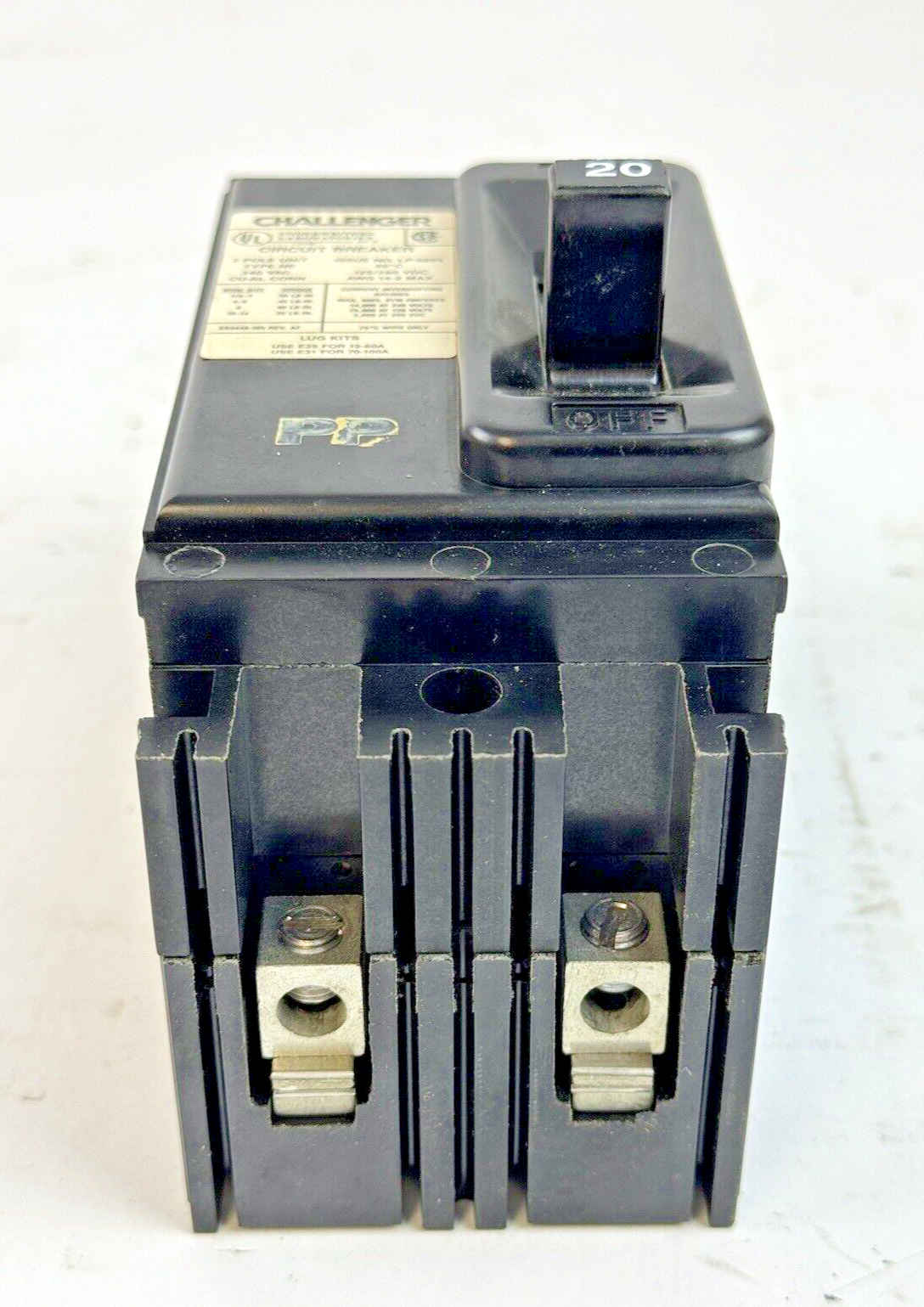 CHALLENGER / FPE - NE224020 - MOLDED CIRCUIT BREAKER - 2 POLE, 240 VAC, 20 A-NEW