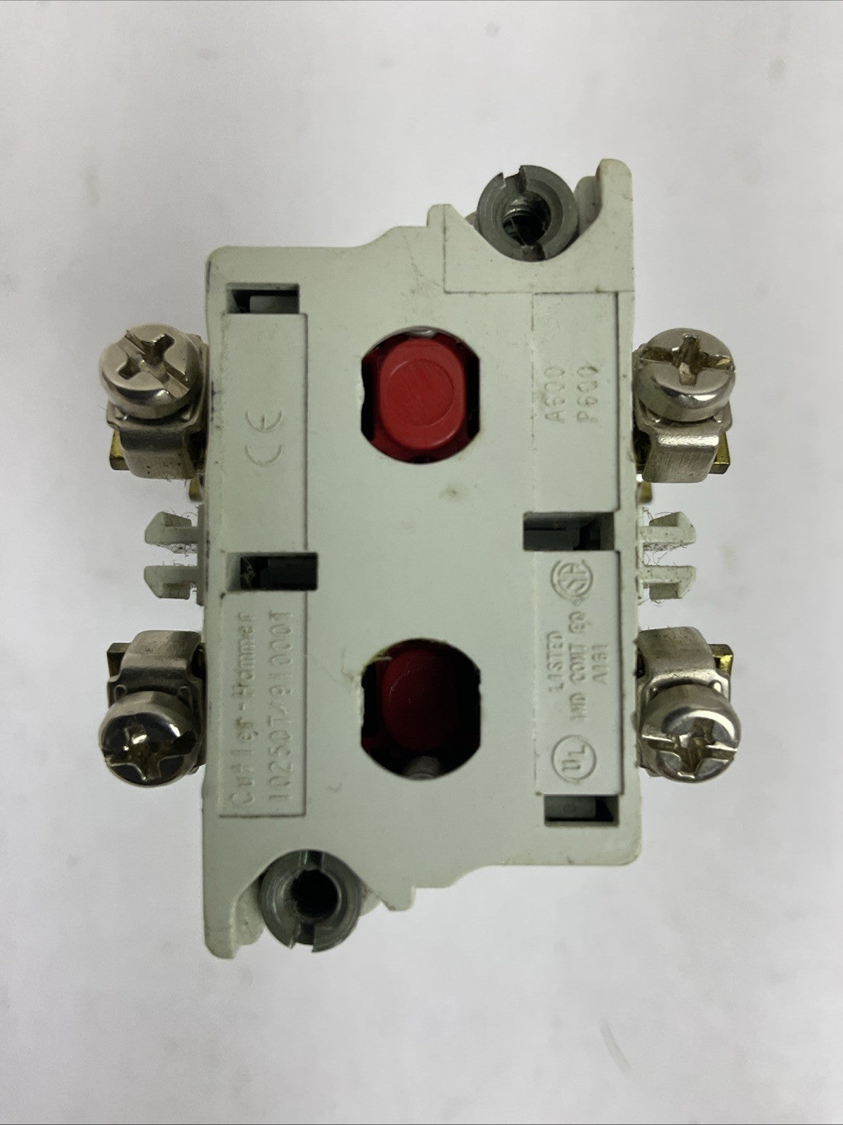 CUTLER HAMMER 10250ED1117-3KG ILLUMINATED SELECTOR SWITCH 3 POS GREEN KNOB 120V