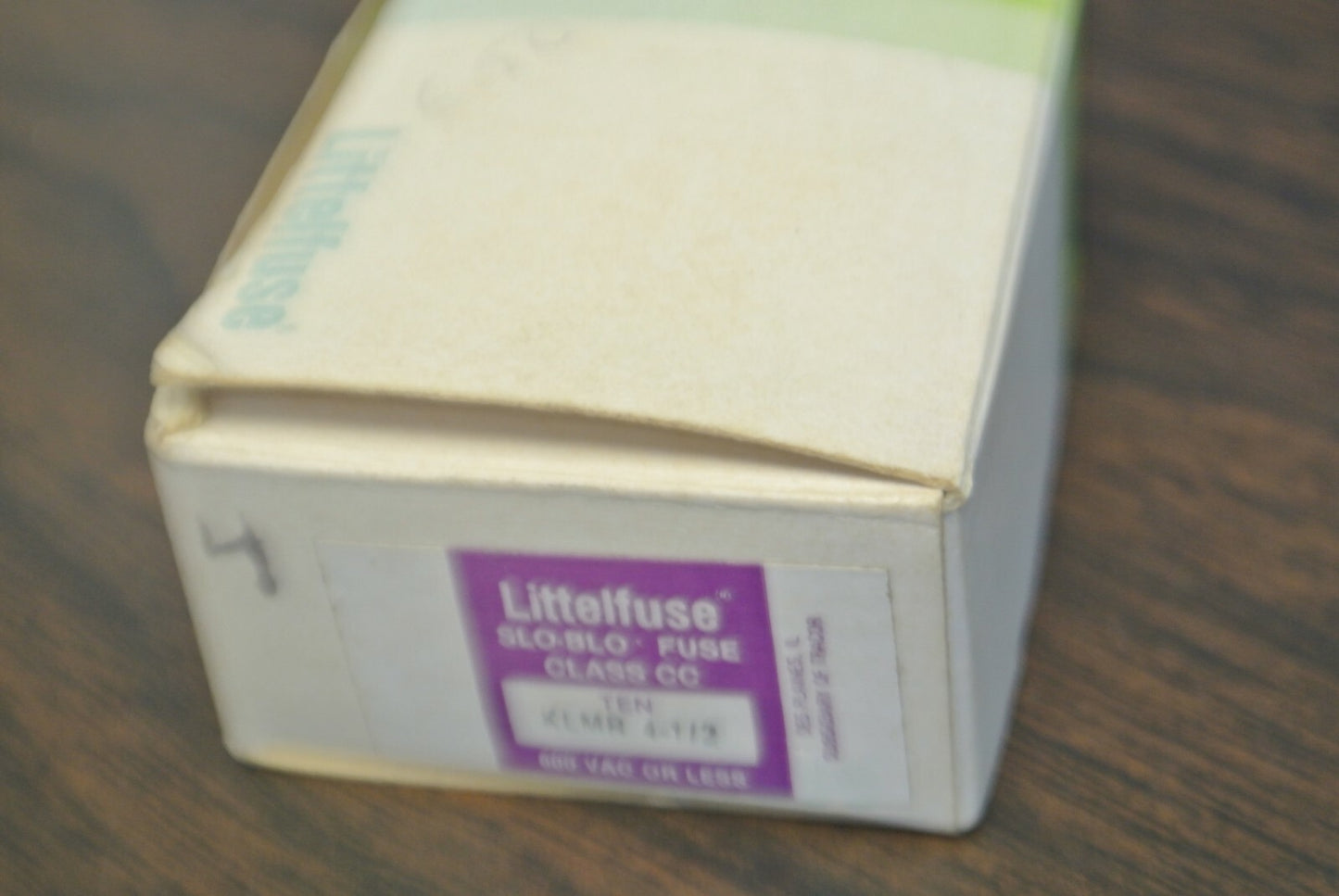LOT of 4 / LITTELFUSE KLMR-4-1/2 CLASS CC FUSE / 4-1/2A / 600V /