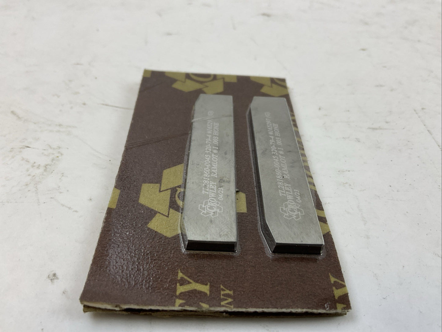 CROWLEY TL281860-0045 320-79-4 #165297 RAMLOT #1.003 HONE TOOL BLADE (LOT OF 2)