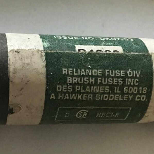 RELIANCE ECNR 60 TIME DELAY FUSE RK5 250VAC 60A CURRENT LIMITING ***LOTOF12***