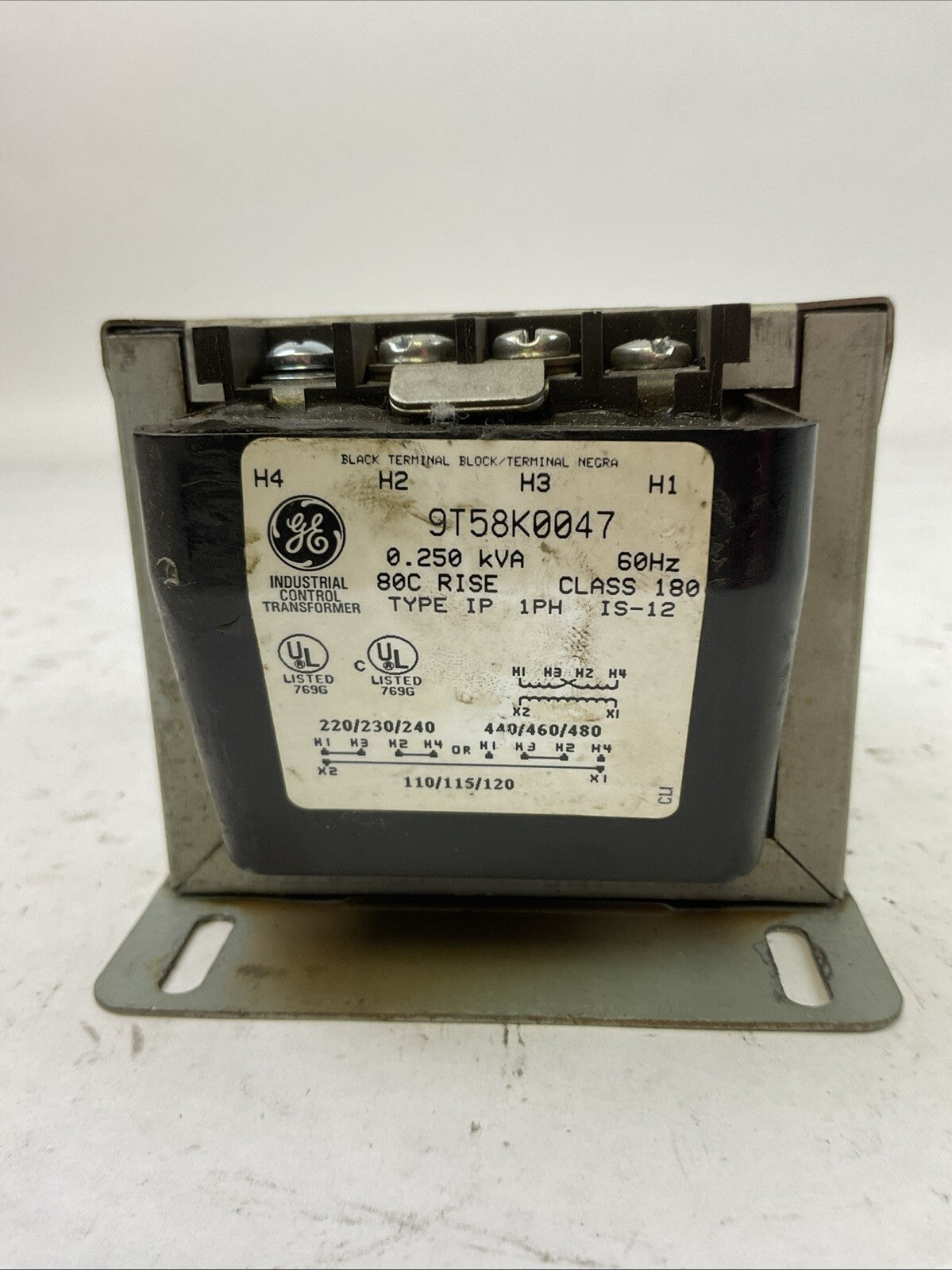 GE 9T58K0047 TRANSFORMER 0.250kVA