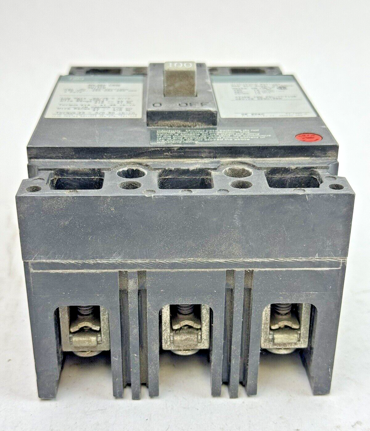GE - TED134YT100A - MOLDED CASE SWITCH - 3 POLE, 100 A, 480 VAC