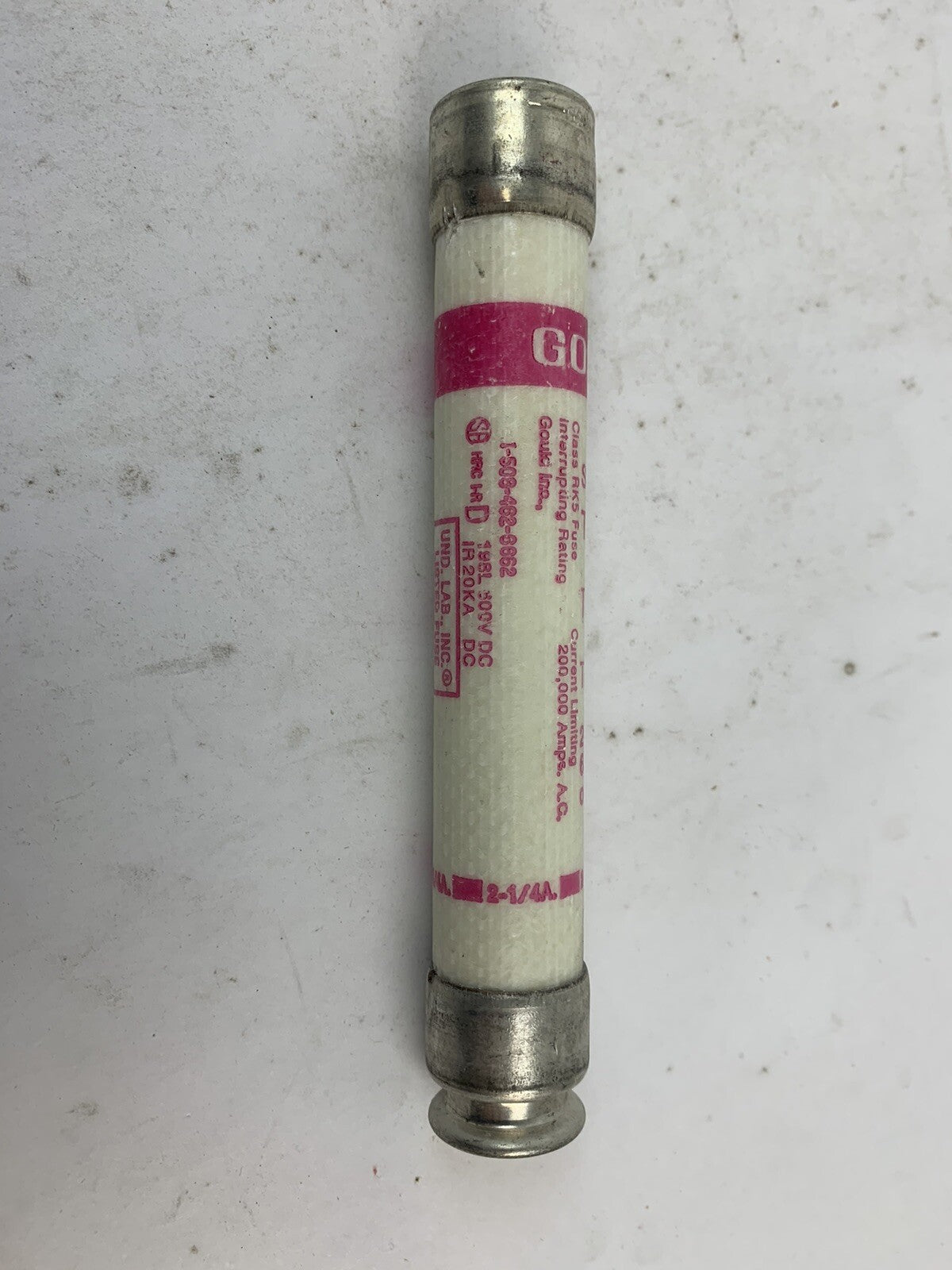 Gould Shawmut Tri-Onic TRS2 1/4R 2 1/4A 600VAC Fuse "Lot of 10"