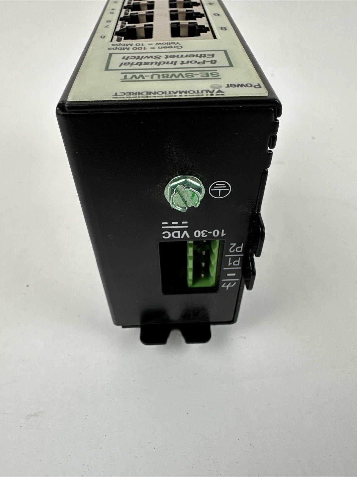 STRIDE SE-SW8U-WT 8-PORT INDUSTRIAL ETHERNET SWITCH 150mA @ 30VDC REV 2.01