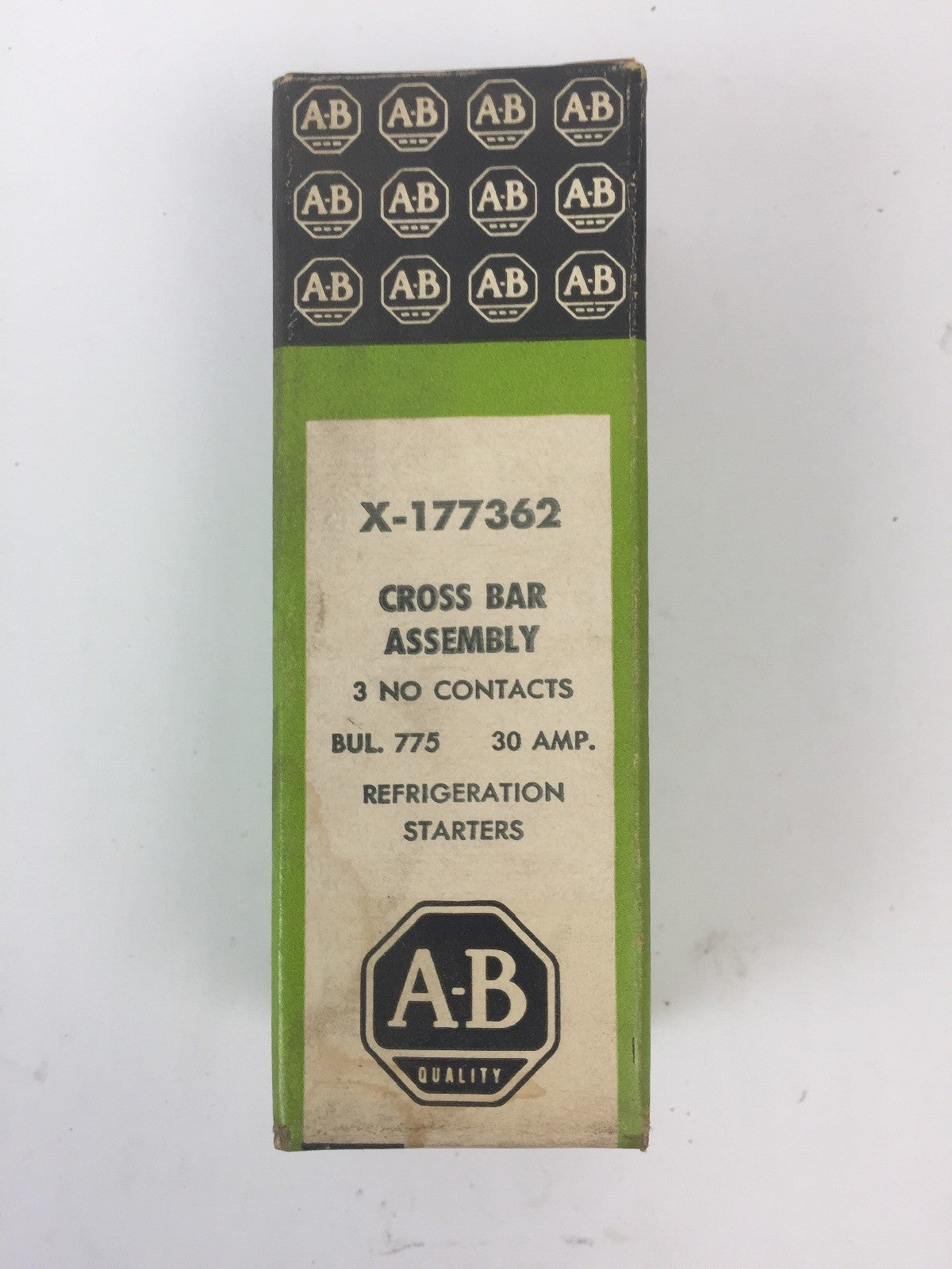 ALLEN BRADLEY X-177362 CROSS BAR ASSEMBLY 3 NO CONTACTS 30 AMP
