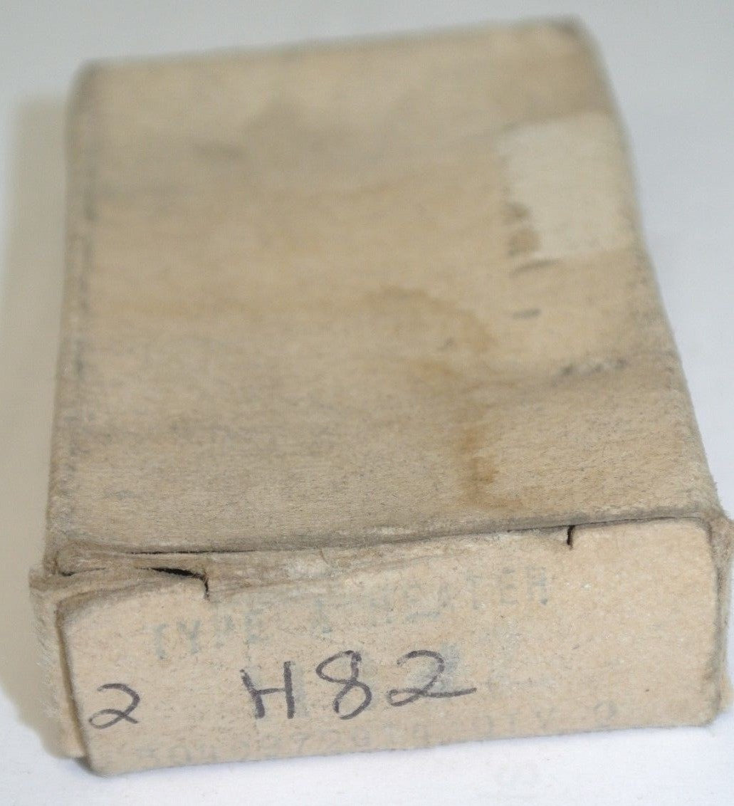 LOT of 2 / WESTINGHOUSE H82 OVERLOAD HEATER ELEMENTS / H-82