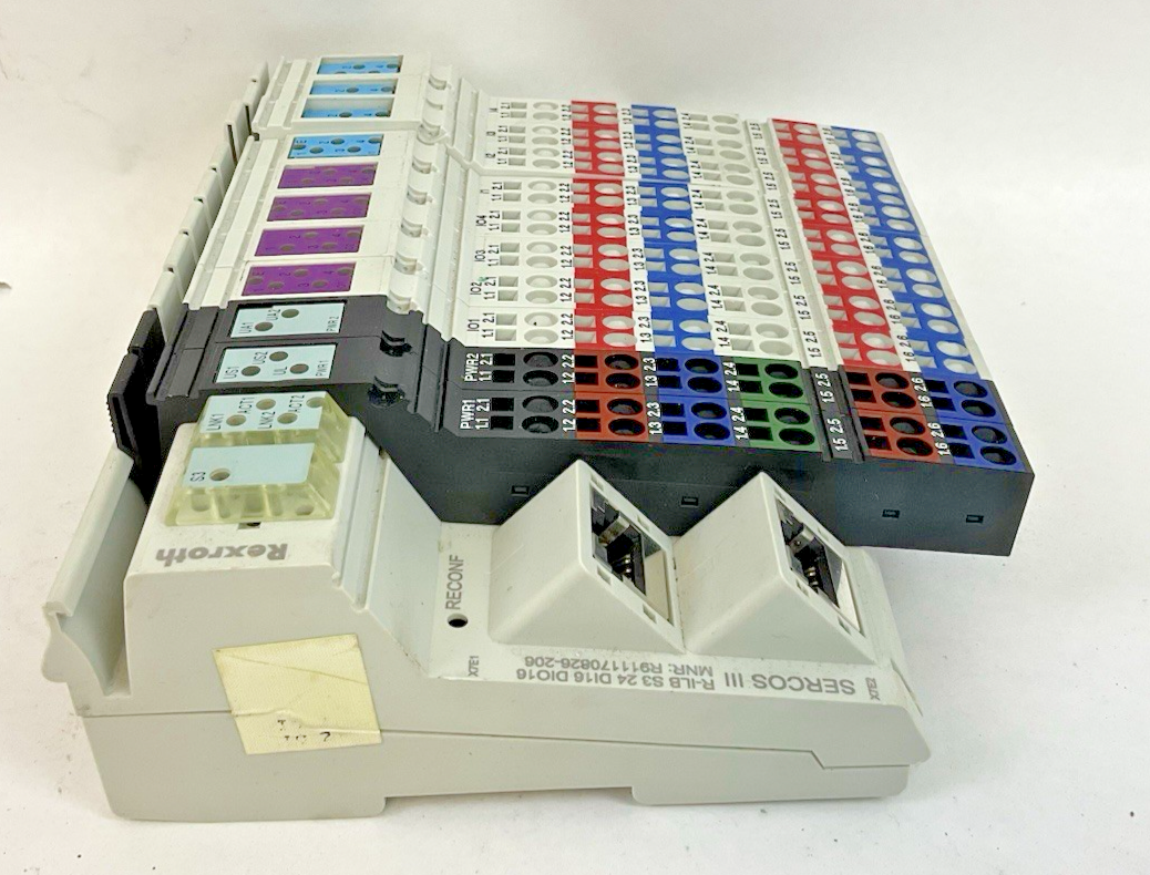 Rexroth SERCOS III R-ILB S3 24 DI16 DlO16 MNR:R911170826-206 INTERFACE MODULE
