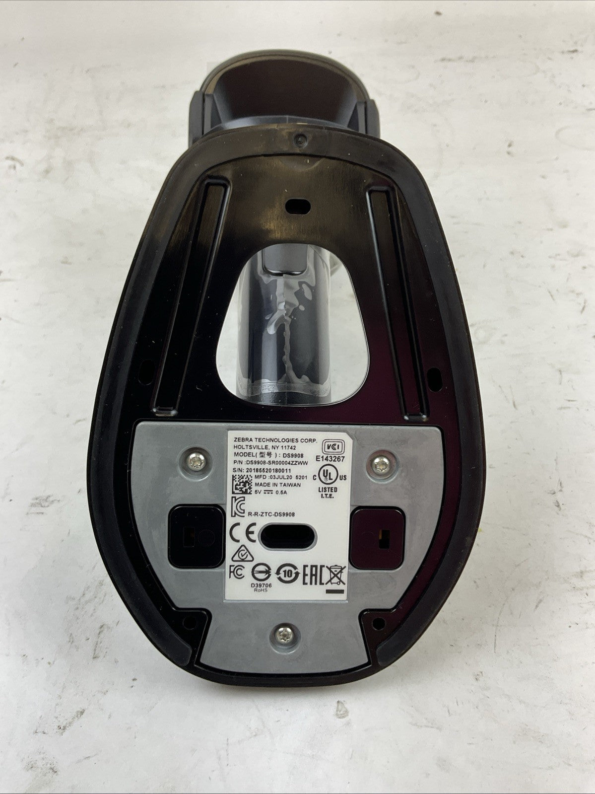 ZEBRA DS9908-SR00004ZZWW SCANNER 5VDC 0.5A DS9908